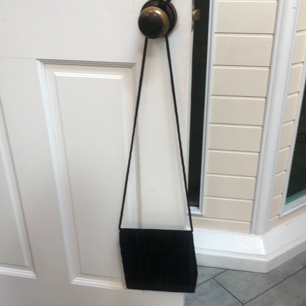 Black evening bag